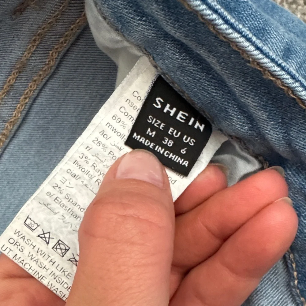 SHEIN Light Blue Skinny Jeans